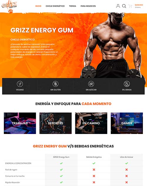 Grizz Energy Gum Latam